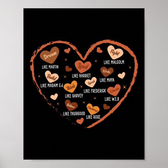 Poster Sonho de História Negra Semelhante a Martin Africa (Frente)