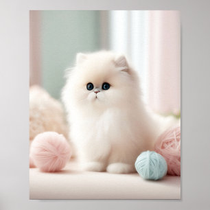 Poster Sonho de Pastel Mole do Gato Persa