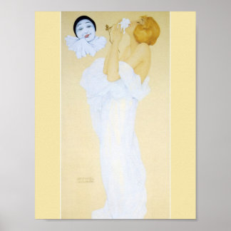 Pôster Sonho de Pierrot por Raphael Kirchner