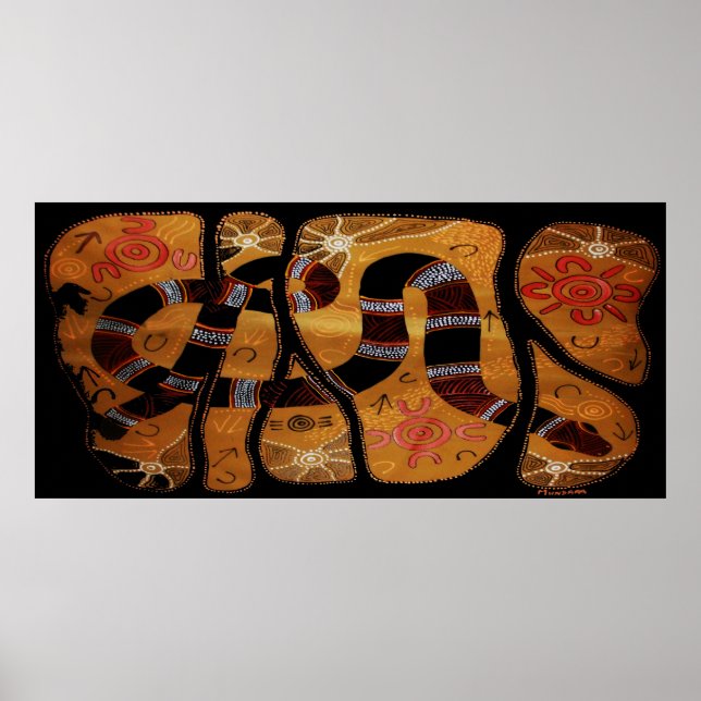 Pôster Sonho de Serpente Arco-Íris (Frente)