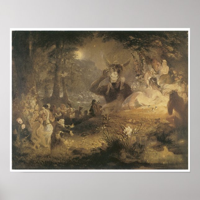 Pôster Sonho de uma noite de verão, 1834 (Frente)