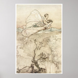 Pôster Sonho de uma noite de verão, 1907 Vintage Fairy A