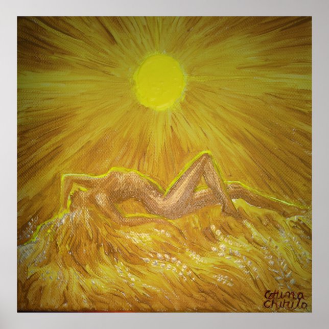 Pôster Sonho de Verão Solar (Frente)