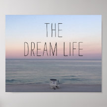 Sonho de Vida Colorida na Praia