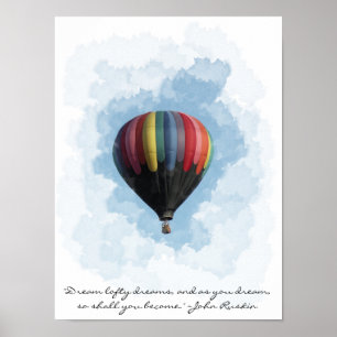 Poster Sonho do balão de ar quente