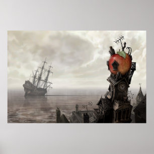 Pôster Sonho do horizonte por J. Matthew Raiz