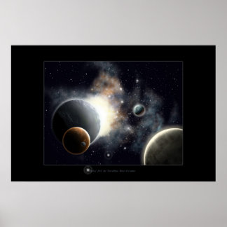 Poster Sonho espacial externo