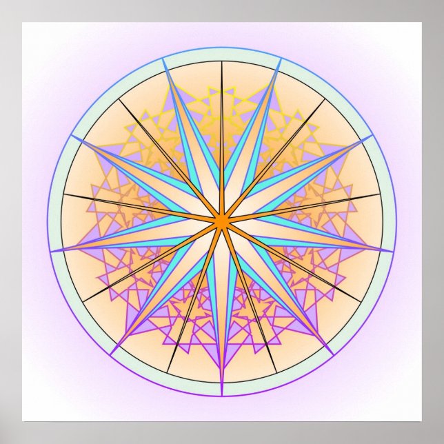 Pôster Sonho Mandala #2 (Frente)