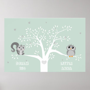 Poster Sonho personalizado animais grandes e bonitos