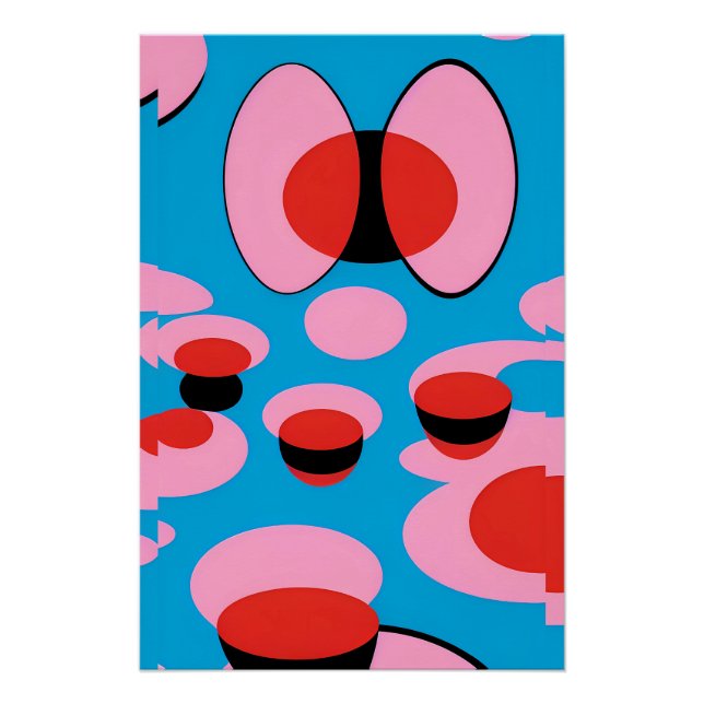 Pôster Sonho Pop minimalista (Frente)