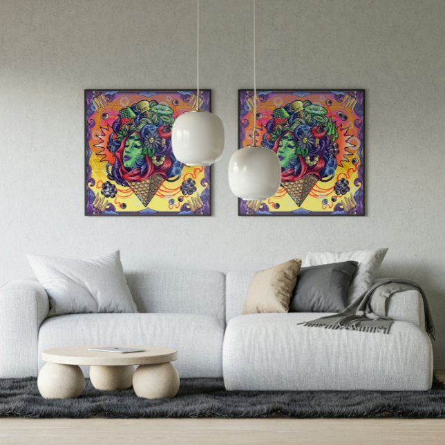 Poster Sonho Psicodélico (Criador carregado)