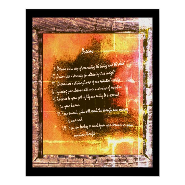 Pôster Sonhos (Frente)