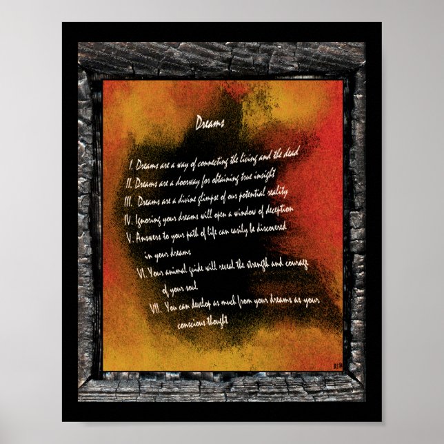 Pôster Sonhos (Frente)