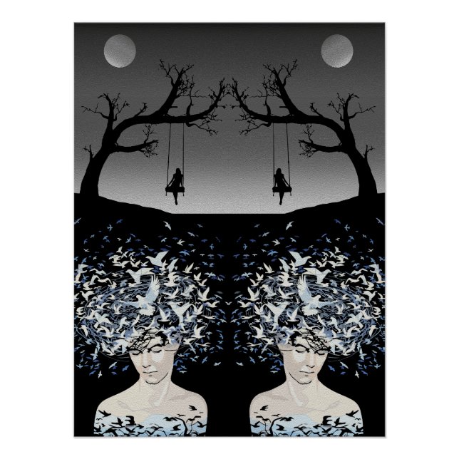 Pôster Sonhos ao Luar: Liberdade e Solidão (Frente)