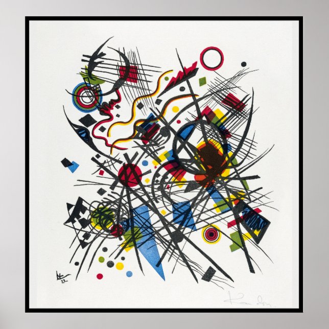 Poster Sonhos Bauhaus de Wassily Kandinsky (Frente)