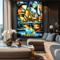 Sonhos Cubistas de Paris - Cidade Geométrica Moder
