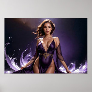 Poster Sonhos da Mulher Sedutora das Águas Roxas 1