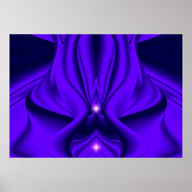 Poster Sonhos de Arco-Íris de Flor Roxa, Duas Estrelas (Frente)