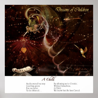 Poster Sonhos de Crianças