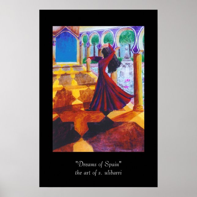 Pôster Sonhos de Espanha (Frente)