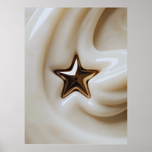 Poster Sonhos de Estrela Derretida (Frente)