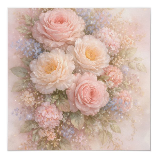 Pôster Sonhos de Flor Suave (Frente)