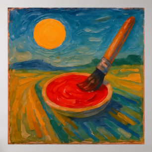 Poster Sonhos de fruta-sol