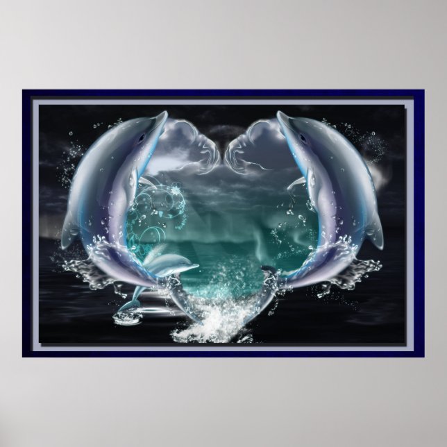 Poster Sonhos de golfinhos (Frente)