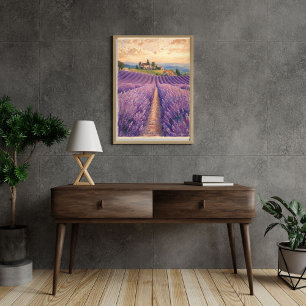 Poster Sonhos de Lavanda – Campo Provençal Antigo