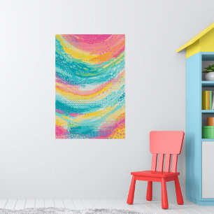 Poster Sonhos de Piscina tropical