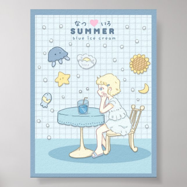 Poster 🌊✩ Sonhos de Verão no Mar ✩🌊 (Frente)