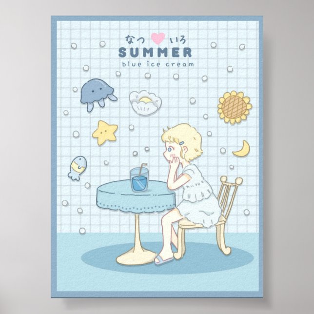 Poster 🌊✩ Sonhos de Verão no Mar ✩🌊 (Frente)