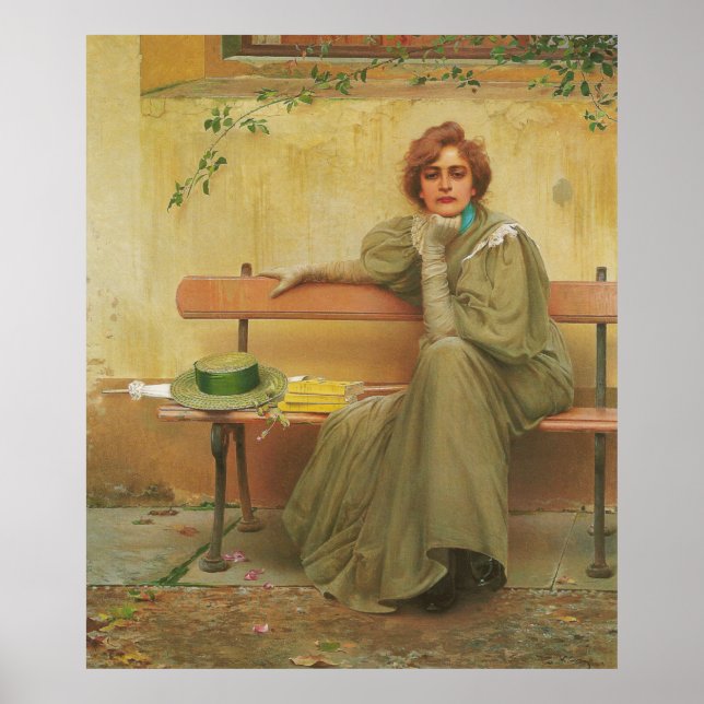 Poster Sonhos de Vittorio Matteo Corcos 1896 (Frente)