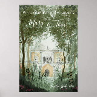 Poster Sonhos do Castelo de Sinais de Boas-Vindas do Casa