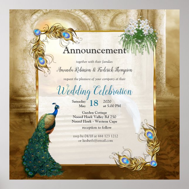 Poster Sonhos do Templo Real do ouro (Frente)