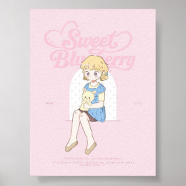 Poster Sonhos Doces de Mirtilo ✩°｡ ⋆｡°✩