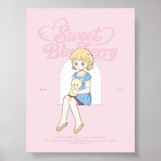 Poster Sonhos Doces de Mirtilo ✩°。 ⋆。°✩