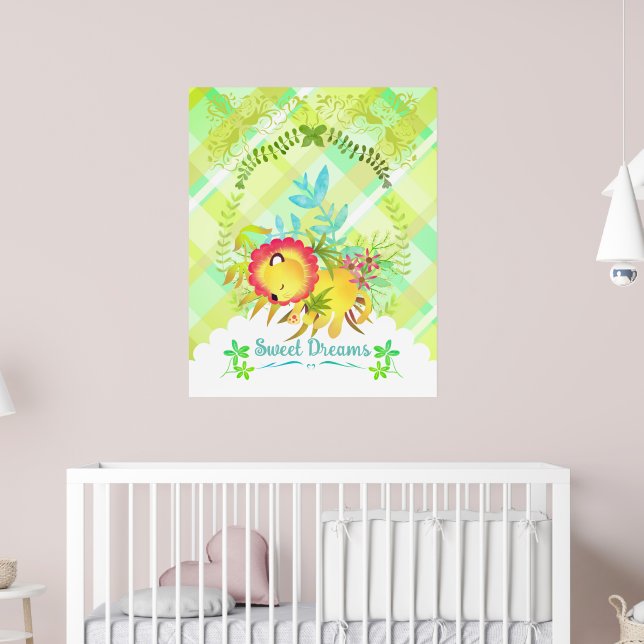 Poster Sonhos Doces Leão (Berçário 2)