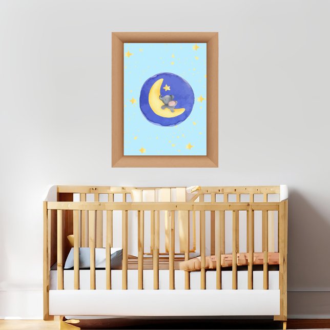 Poster Sonhos Doces Menino Bebê Elefante 1 (Criador carregado)
