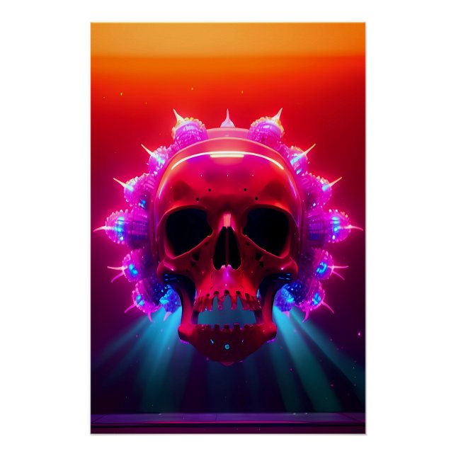 Pôster Sonhos Elétricos do Crânio (Frente)