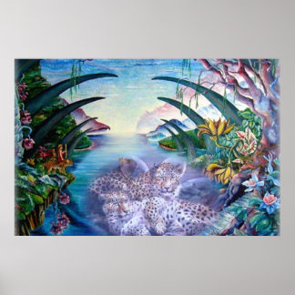 Pôster Sonhos-leopardo