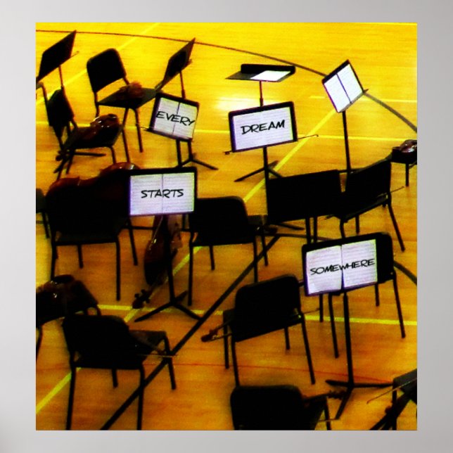 Poster Sonhos Musicais Começam Aqui (Frente)