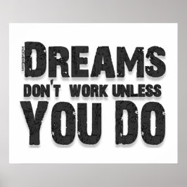 Pôster Sonhos não funcionam