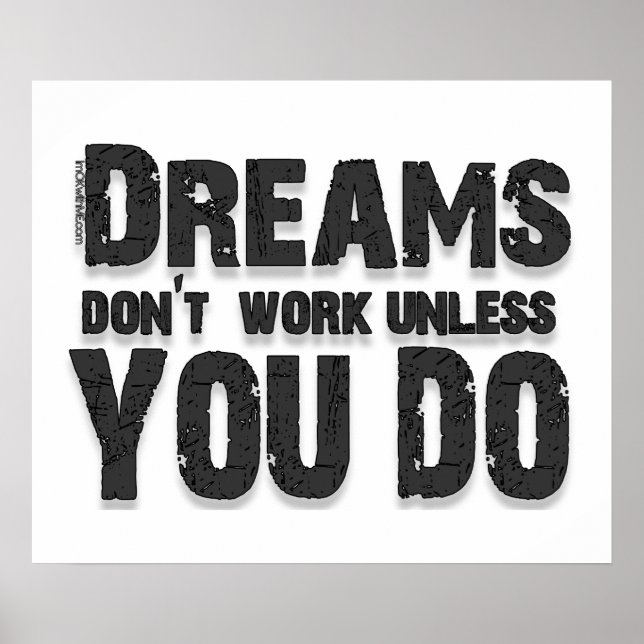 Pôster Sonhos não funcionam (Frente)