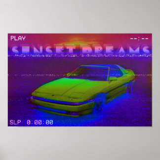 Poster Sonhos Sunset VHS