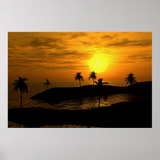 Poster Sonhos Tropicais