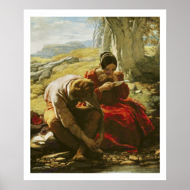Poster Sonnet, 1839 (óleo no painel) (Frente)