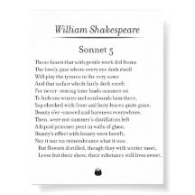 Sonnet 5 por William Shakespeare