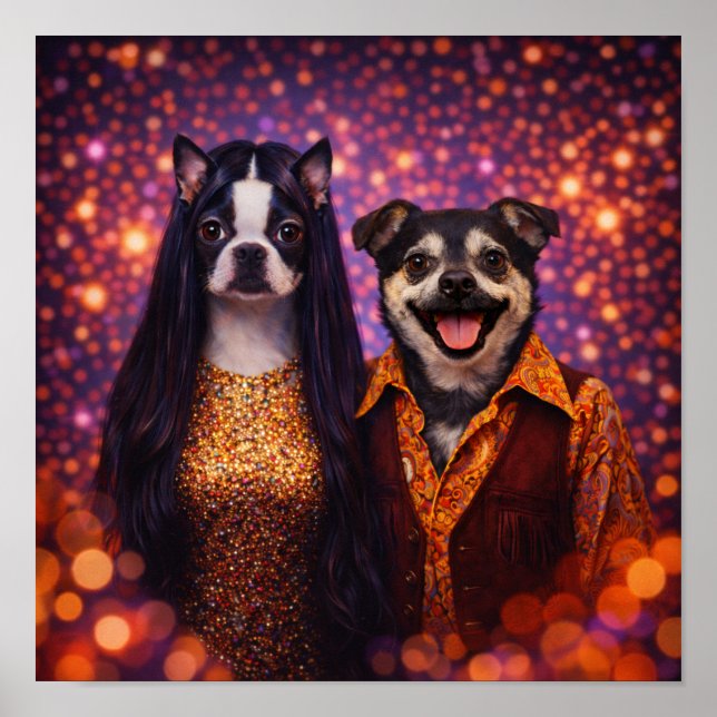 Poster "Sonny & Cher" (Frente)