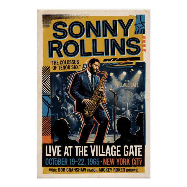 Pôster Sonny Rollins  (Frente)